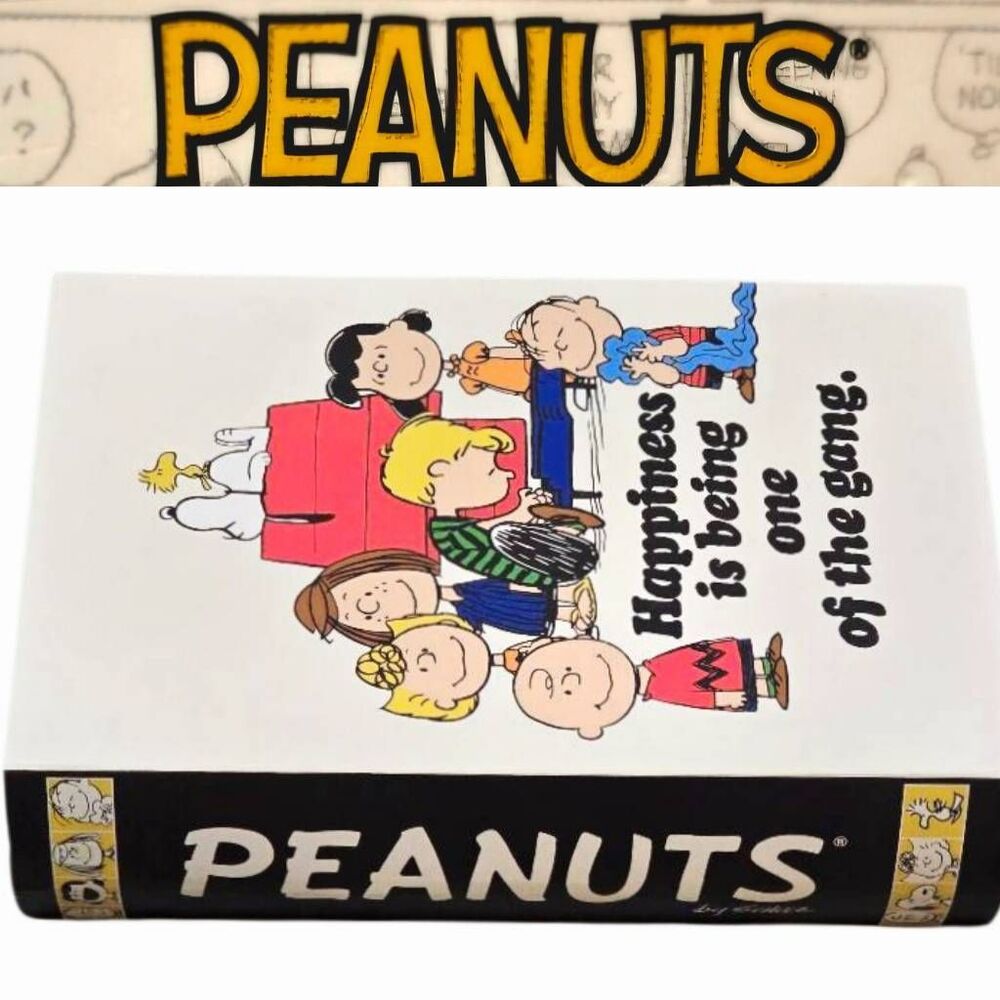 Peanuts Happiness Is Being One Of The Gang Decorative Storage Book Box